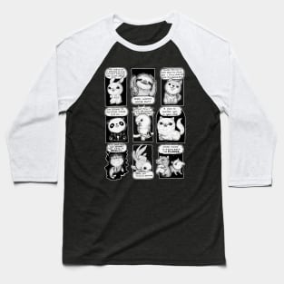 Cute Psycho Animals Baseball T-Shirt